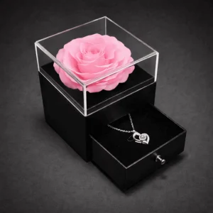 Bright Pink With Necklace